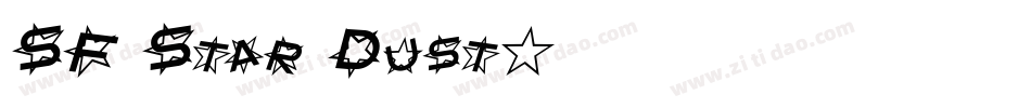 SF Star Dust字体转换